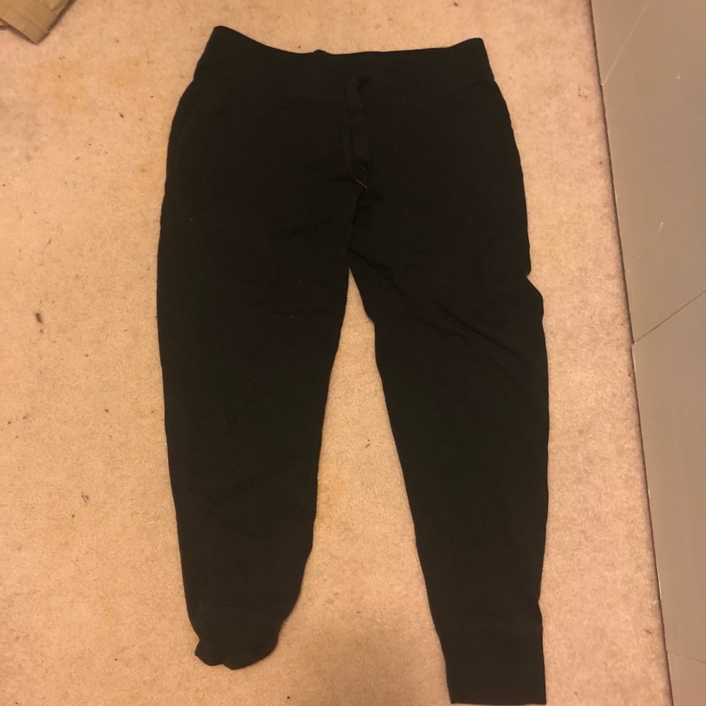 black mta sweatpants size large